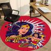 1pc Wonder Woman Office Round Area Rug, Under Office Chairs Bedroom Living Room Home Decor, Room Deco, Available in Various Sizes