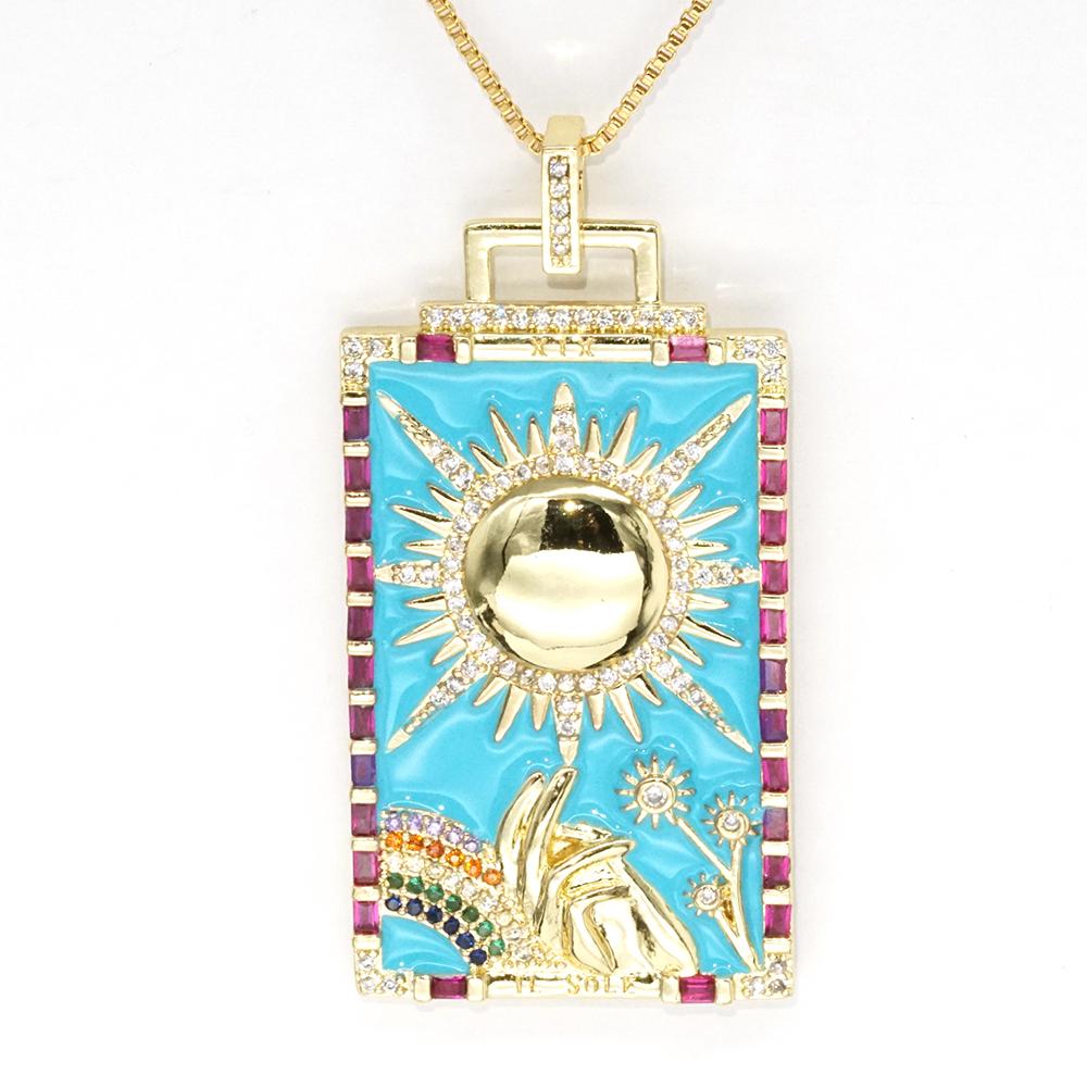 Fashion Style Custom Jewelry Gold Plated Designer Enamel Charms Pendant