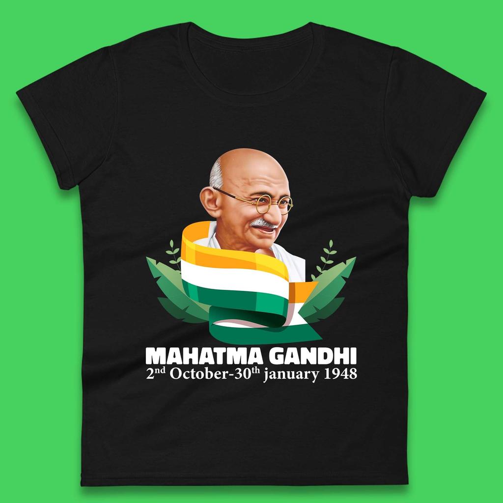 T-shirt da Donna Mahatma Gandhi Top da Uomo Magliette Unisex