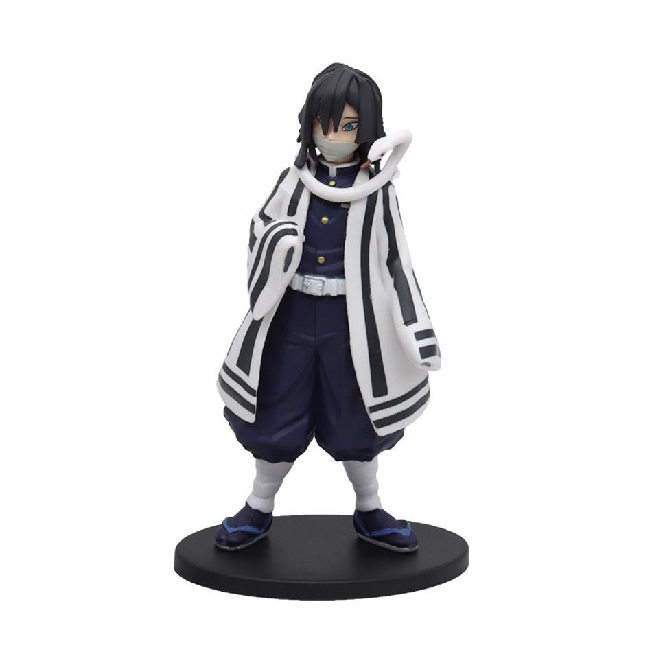 Anime Demon Slayer Kimetsu no Yaiba Figura Kamado Tanjirou Figura de Ação Agatsuma Zenitsu Nezuko Guerreiro Modelo de PVC Brinquedos