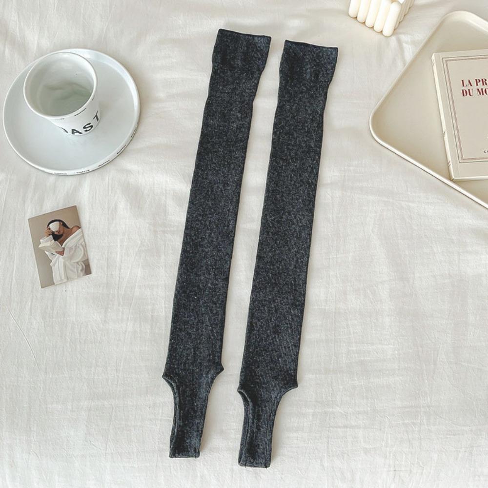 Vertical Stripes JK Stockings Ballet Style Stacking Socks Ins Calf Socks Air-conditioned Room