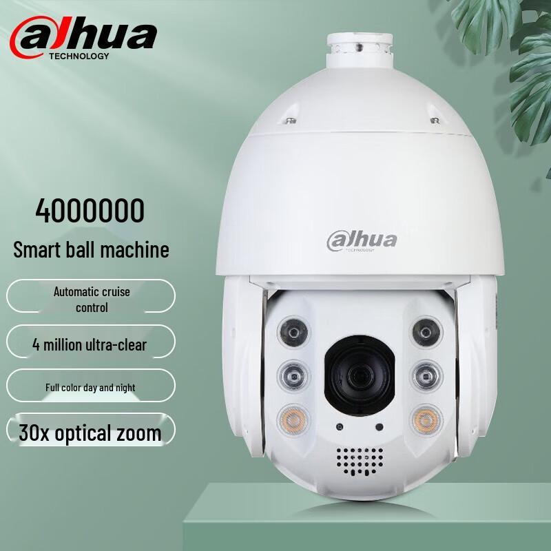 

Dahua 4MP 30x Zoom Smart PTZ Security Camera CN plug (adapter included)