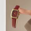 Retro Minimalist Square Sugar Women's Watch Elegant Daily Wear, Waterproof Belt Quartz Ladies' Wristwatch Gift NEW