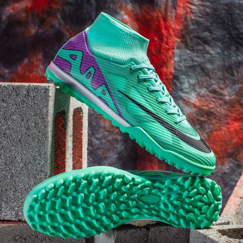 Fresh Men Futsal Football Sport Boots Sport Soccer Shoes for Indoor Ultralight Non-Slip Non Slip Turf Comfortable Grass Adult Cleats
