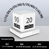 Tragbarer Würfel-Timer Elektronischer Timer zum Umdrehen Küchen-Zeitmanagement-Werkzeug für mehrere Einstellungen Würfel Countdowns Erinnerung