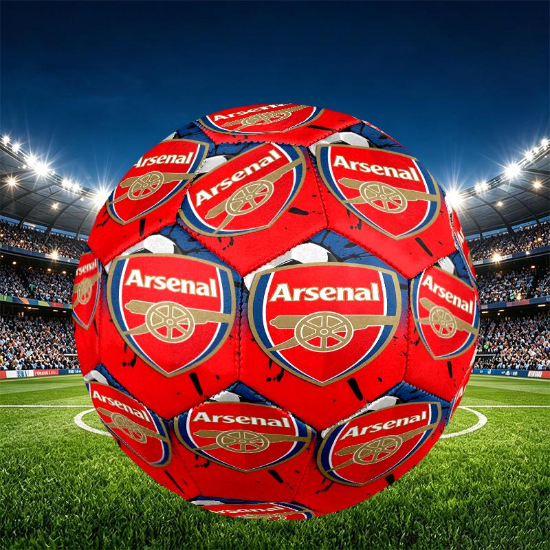 Pallone da Calcio Arsenal F.C. Misura 5, Calcio in PU Resistente all'Usura per Partite, Allenamenti e Pratica Quotidiana, Regalo di Compleanno per Appassionati di Calcio