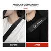 For Lexus Car Seat Belt Leather Safety Shoulder Covers Auto Accessories CT200H ES250 ES300H IS250 IS200 GS300 GS460 GX470 LS400