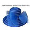 Fashionable Ruffles Design Organza Mesh Hat Wide Brim Large Bow Sun Hat Breathable Beach Hat Resort Wear