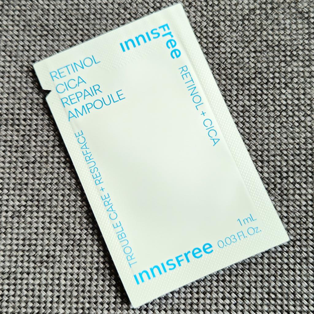 60pcs/60ml_[INNISFREE] Retinol Cica Repair Ampoule 1ml (Sample Sachet)