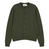 Lohnt 411 Wool Round Crop Cardigan [Khaki]