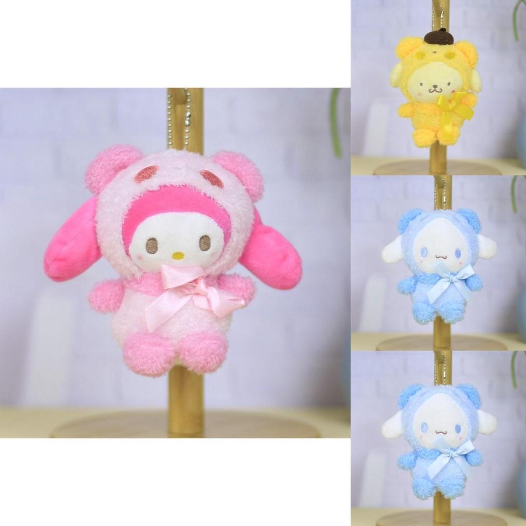Entzückende Sanrio Plüschtiere Kuromi Cinnamoroll My Melody Pompompurin 12cm Kurzer Plüsch