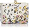 Tsumori Chisato Galaxy Panel Bifold Wallet, Black, Clasp Closure, Billfold