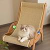 Cat Scratcher Lounge Chair Scrape-Resistant Cat Lounger Scratcher Pet Furniture Stable and Sturdy Sturdy-Duty for Living Room