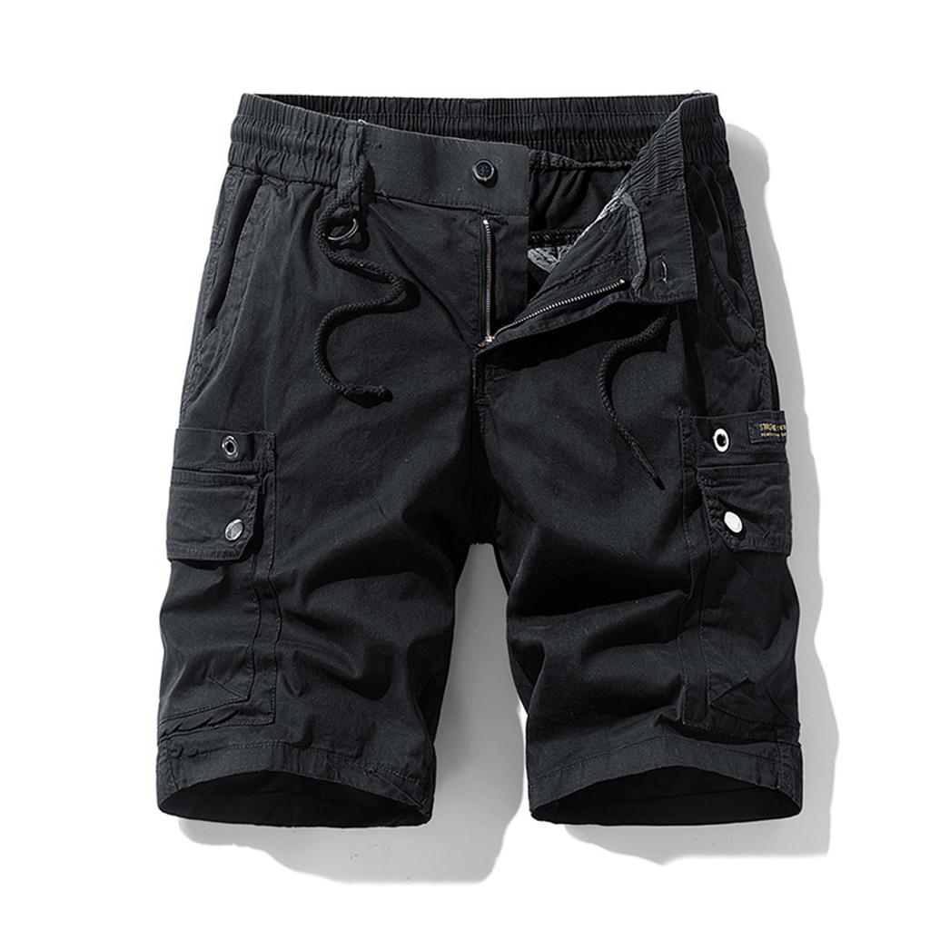 Pánské ležérní barvy Outdoors Pocket Beach Work Kalhoty Cargo Shorts Kalhoty