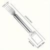 2-in-1 Stainless Steel Watermelon Slicer & Fork - Easy Cutting and Serving Tool for Kitchen and Restaurant Use