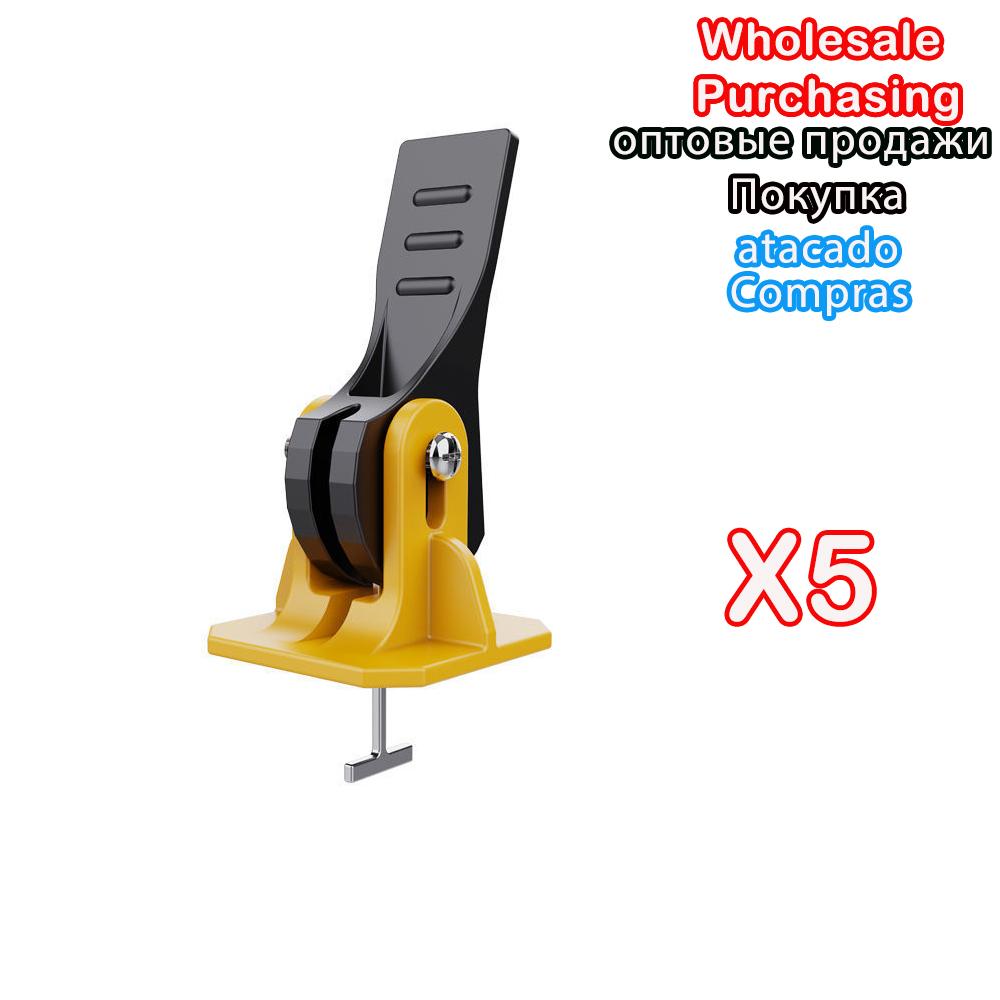 5-50 Pcs Floor Tile Leveling System Clips Construction Tool Set Wall Porcelain Ceramic Levelers Spacers Tile Leveler Adjuster