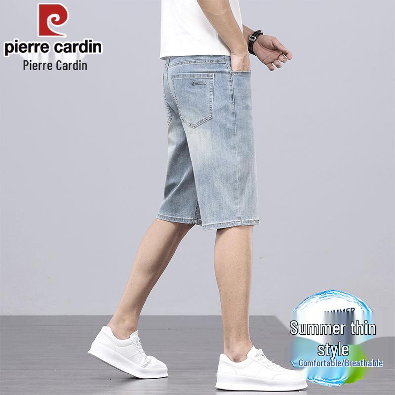 Pierre Cardin Men s Straight-Fit Denim Shorts 32