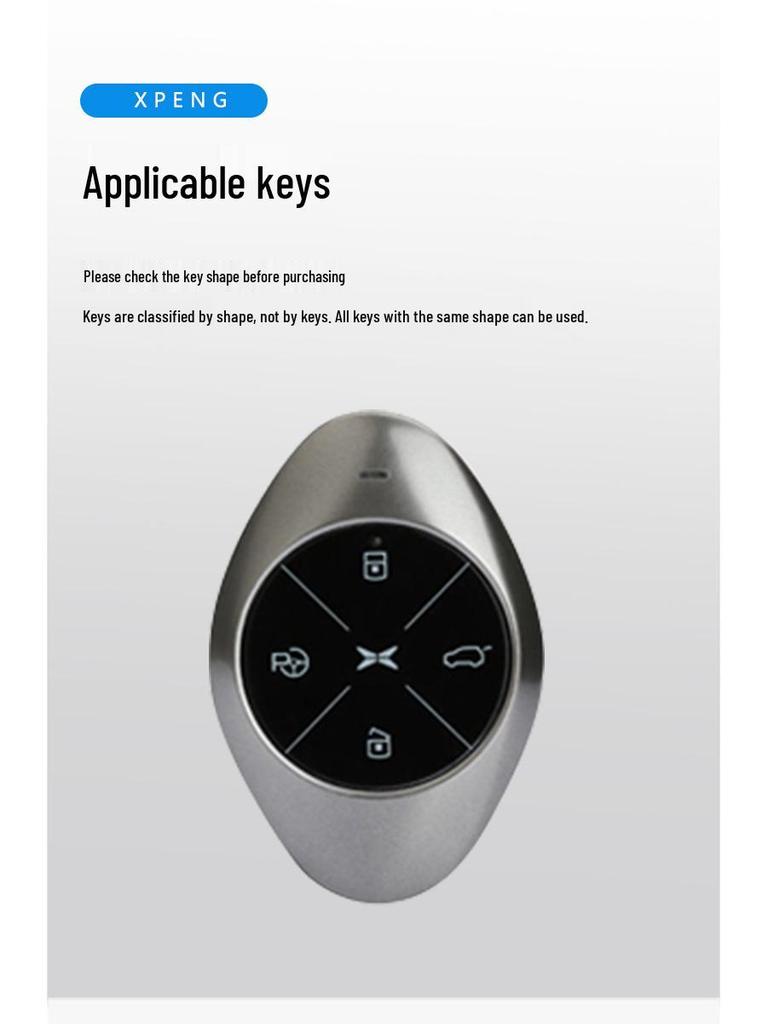 Xiaopeng P7/P5/G3i Luminous Metal Keychain Case