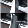 Rear Door Sill for Tesla Model 3 Y Decoration Wrap Cover ABS Welcome Pedal Stickers Protection Strip Car Accessories 2017-2025