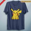 PikaPixel Fun Anime T Shirt Adults Kids Unisexga Top Christmas Gift