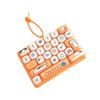 Schattig Ontwerp Decompressie Knop Speelgoed 26 Toetsen Toetsenbord Sleutelhanger Accessoires Cadeau