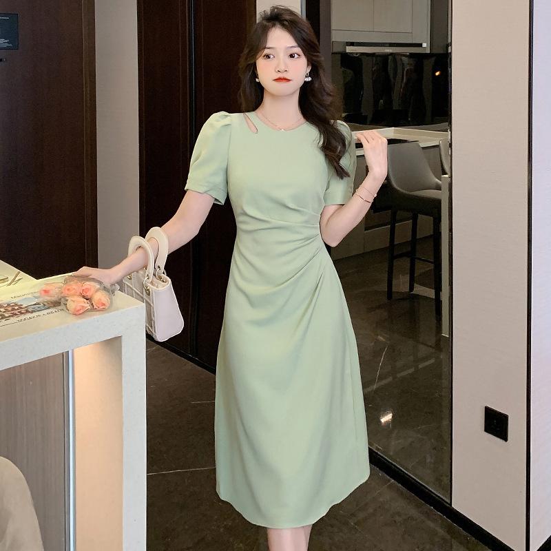 2026 Black Elegant Hepburn-Style Summer Dress for Women