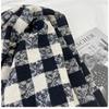 Scarf Women's Autumn and Winter Advanced Sense Thickened Warm Shawl New Imitation Cashmere Plaid Scarf