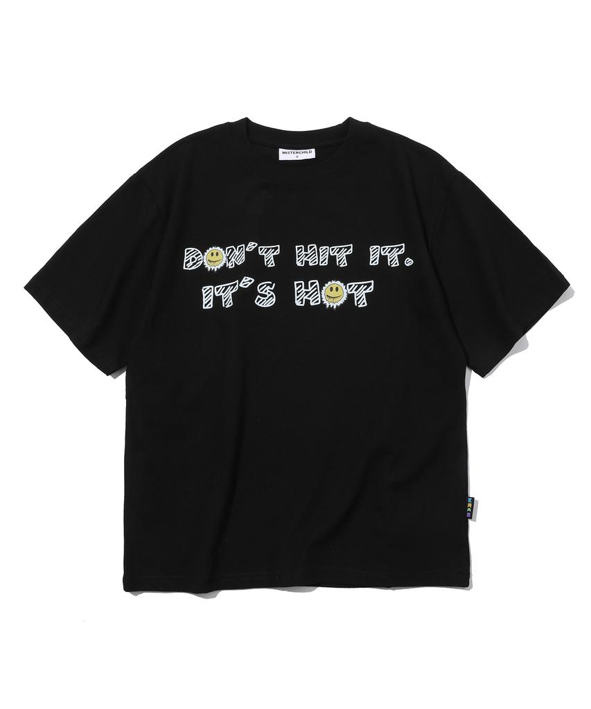 MISTER CHILD Don'T Hit T-Shirt Black