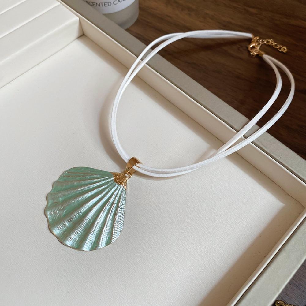 Sea Series Shell Starfish Necklace Ornaments Starfish Beach Earrings Bohemian Shell Necklace  Women