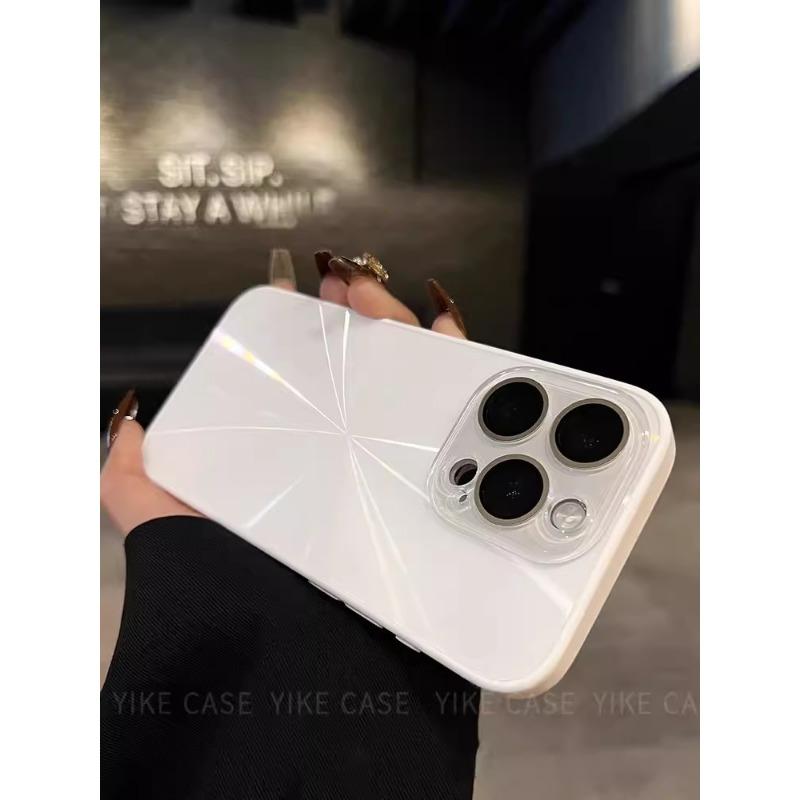 Husă colorată Aurora Apple 16PROMAX pentru telefon mobil, potrivită pentru iPhone15, cu model CD laser, mată, cu protecție completă.