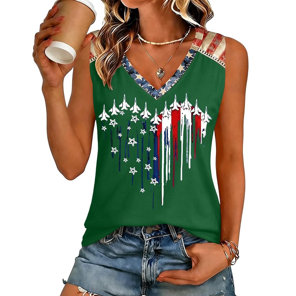 Women V Neck Casual Short Sleeve T Shirt Top with Letter Print and Graphic Design Comfortable Loose Fit Pullover Blouse for Daily Wear