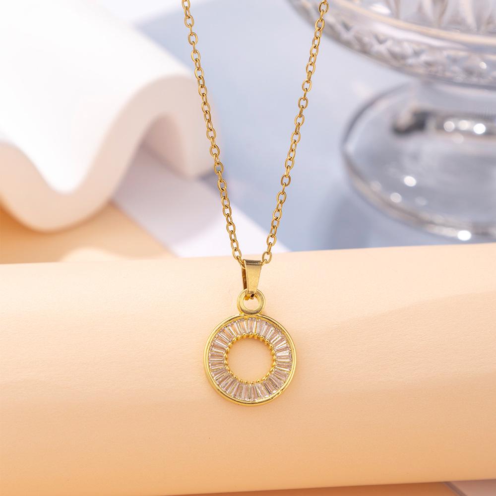 Kadın Lüks Titanyum Çelik Kolye Ucu Klavikula ve Uzun Kazak Kolyesi - Niş Tasarım