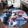 1pc Sword Art Online1 Design Printed Area Round Carpet for Bedroom Living Room Home Decor Rugs Mat Non Slip Mat Rug for Bedside