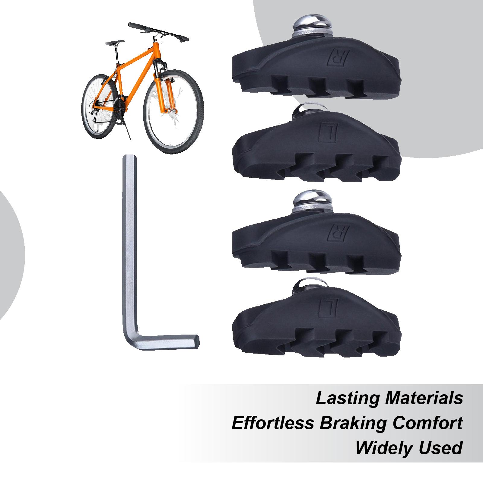 

Brake Pads Bike Bike Brakes Pads V Braking Blocks Components With Wrench For Kids Adults Men Exercise Commuting Cycling Needs China Mainland