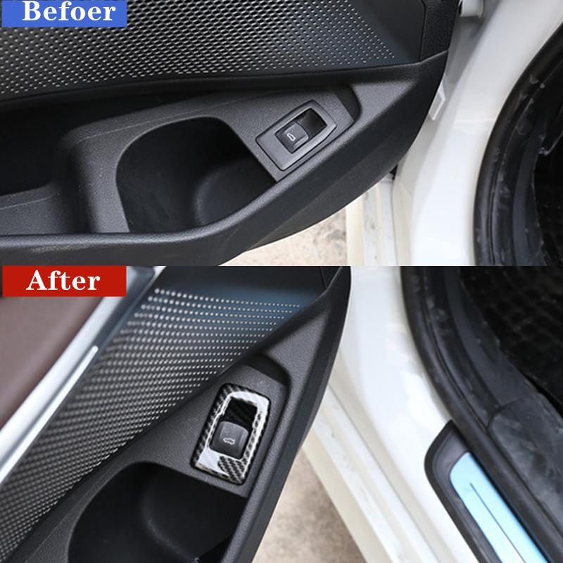 Car Styling Tail Door Switch Frame Button Cover Trim Sticker Fit For BMW 3 Series G20 G28 - Auto Interior