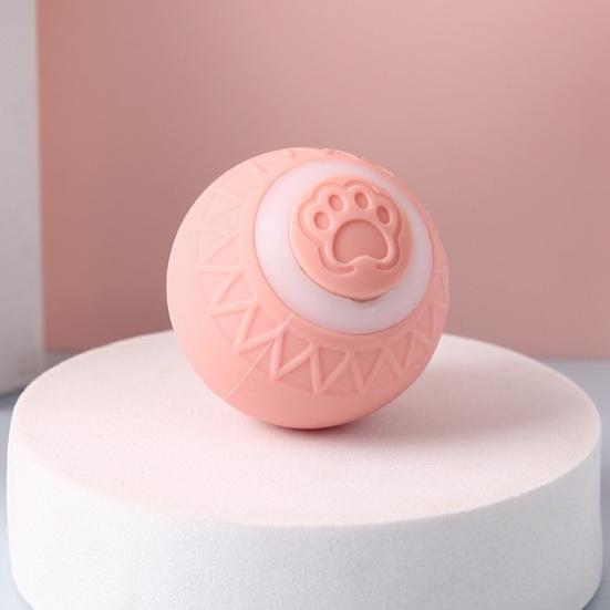 Interactive Cat Rolling Ball Toy Motion Activated Automatic Moving Smart Ball USB Rechargeable Pet Bouncing Ball for Small/Medium/Large Cats Dogs