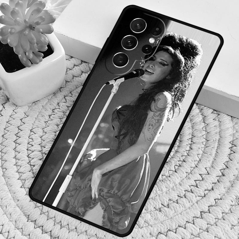 Amy Winehouse Legardary Singer Phone Case for Samsung Galaxy Note 10 Pro S26 Ultra S23 S24 FE S25 S21 S22 PLUS Shockproof Cove