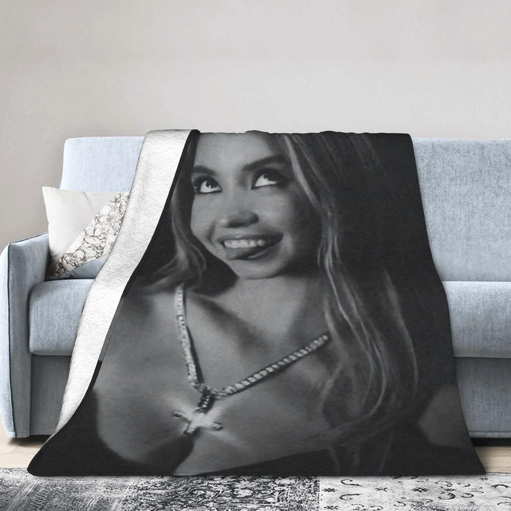 Weiche Warme Decke Camping Sydney Sweeney Amerikanische Schauspielerin Foto Muster Bettwäsche Überwürfe Flanell Tagesdecke Für Schlafzimmer Sofabezug