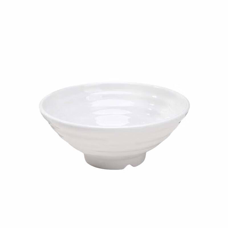 Jingyu 8-Inch White Melamine Noodle Bowl Set (20 Pcs)