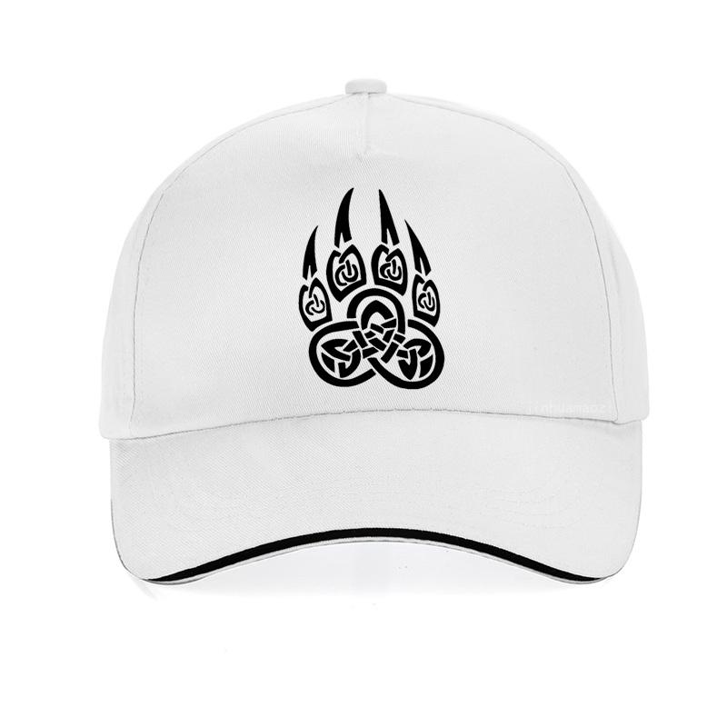 Amuleto Vikingo Eslavo Dios Símbolo Protección Veles Pata de Oso Con Gorra de la Suerte Hombres Mujeres Marca Gorra de Béisbol Vikinga Gorra Hombre Snapback