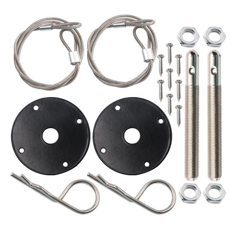

Modified Accessories Hood Lock Car Racing Stainless Steel Quick Release Bonnet Lock Clip Kit Universals Hood Pin Lock