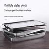 304 Stainless Steel Perforated Steaming Tray