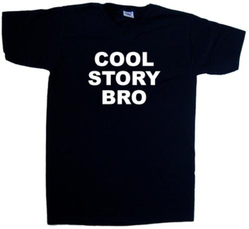 Cool Story Bro Funny V-Neck T-Shirt