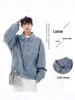 Spring & Autumn Trendy Men's Camouflage Square Neck Plus Size Loose Casual Jacket