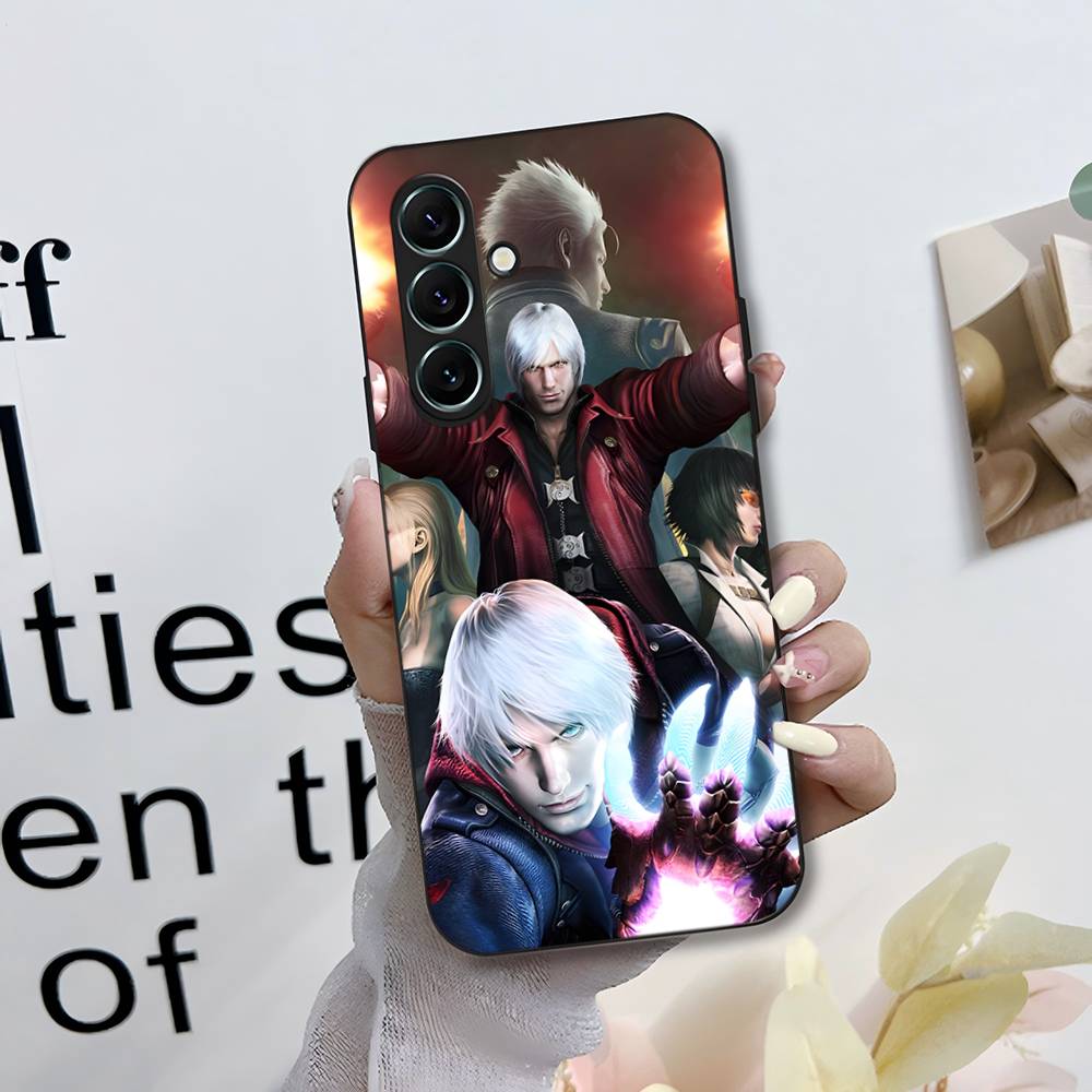 Classic Action Game D-Devil M-May C-Cry Phone Case For Samsung S 24 Fe 25 Ultra Plus 20 Lite 21 30 22 23 24 22 Ultra 5G Fundas