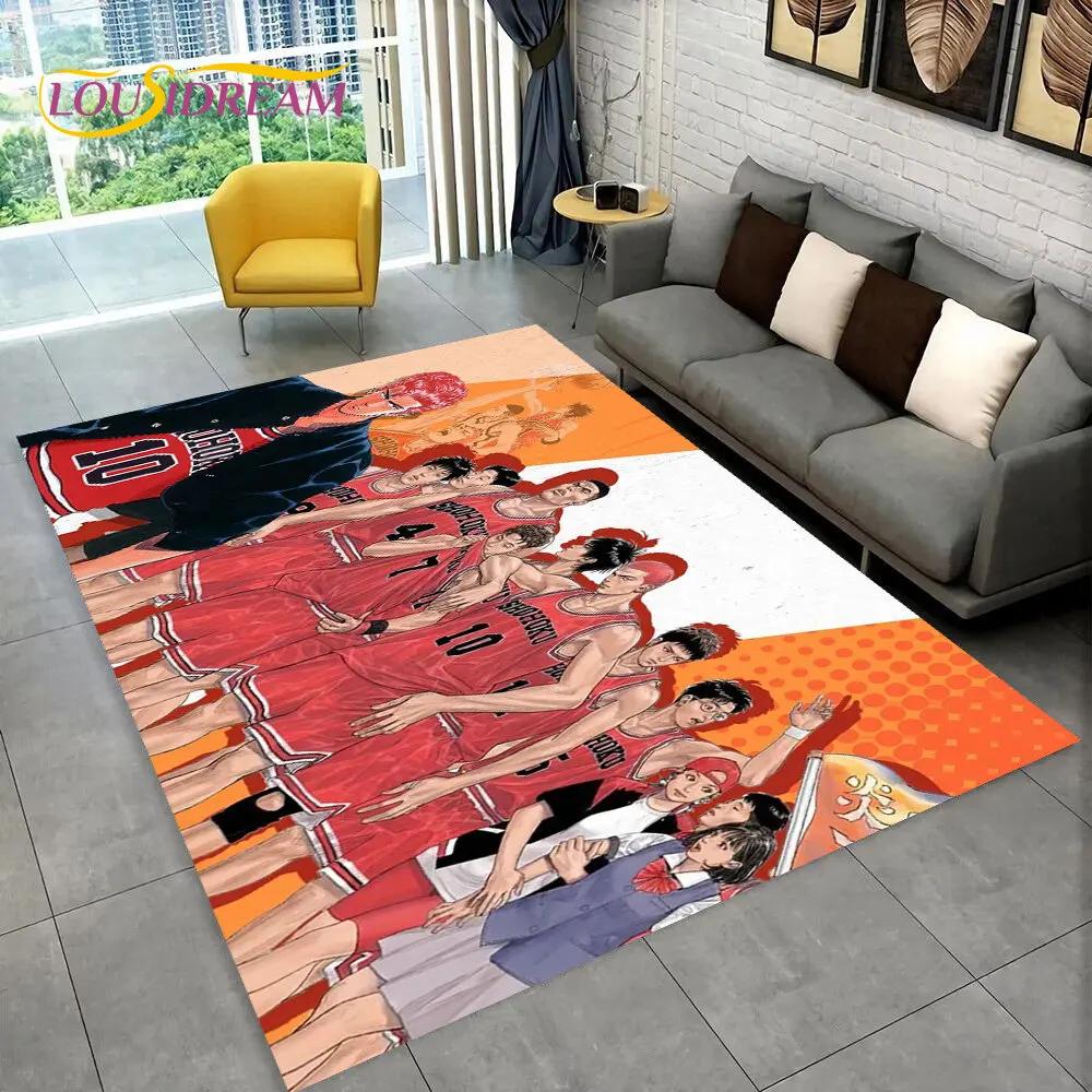 Slam Dunk Japan Anime Cartoon  Area Rug,Carpet Rug for Living Room Bedroom Sofa Doormat Decoration, Kids Play Non-slip Floor Mat