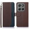 For Motorola Moto G15 4G Case RFID Blocking Wallet PU Leather Phone Cover