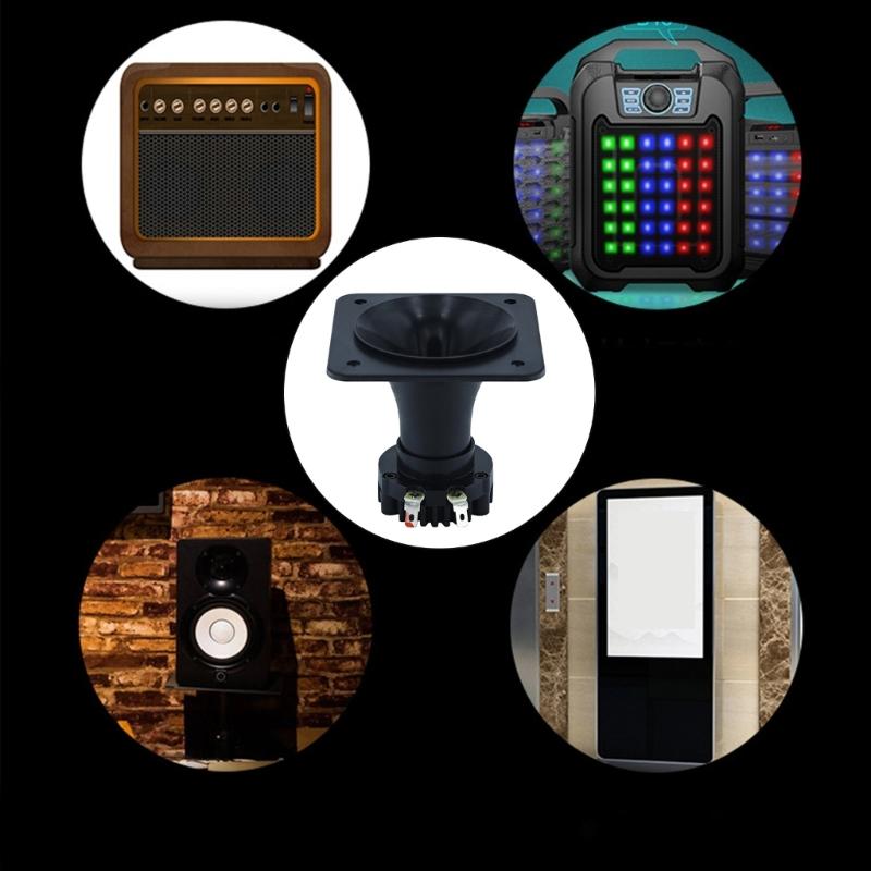 Compactly Neodymium Horn Driver Tweeter Speaker Horn for Car Audios Systems Music Application for Enhances Sound Quality