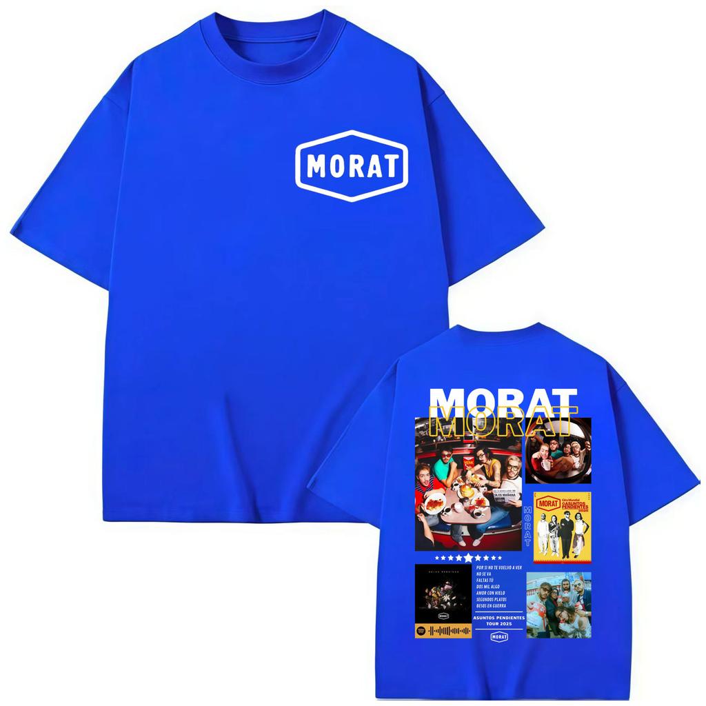 Colombia Band Morat Album Merch T-shirt Men Women Fashion Y2k Trend Short Sleeve T-shirts High Quality Cotton T Shirt