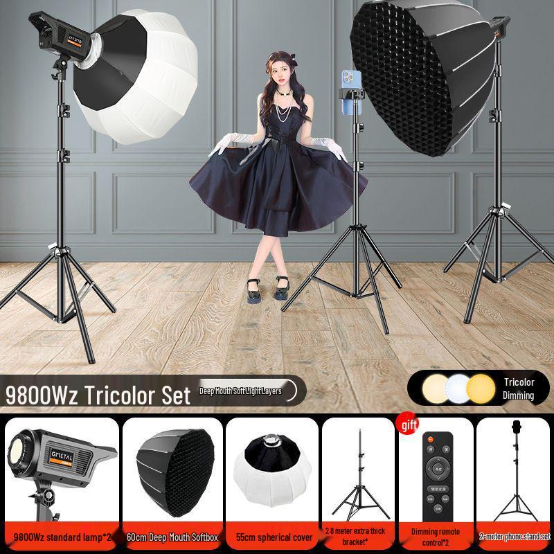 Ultra-Bright Spherical Fill Light for Live Streaming and Photography